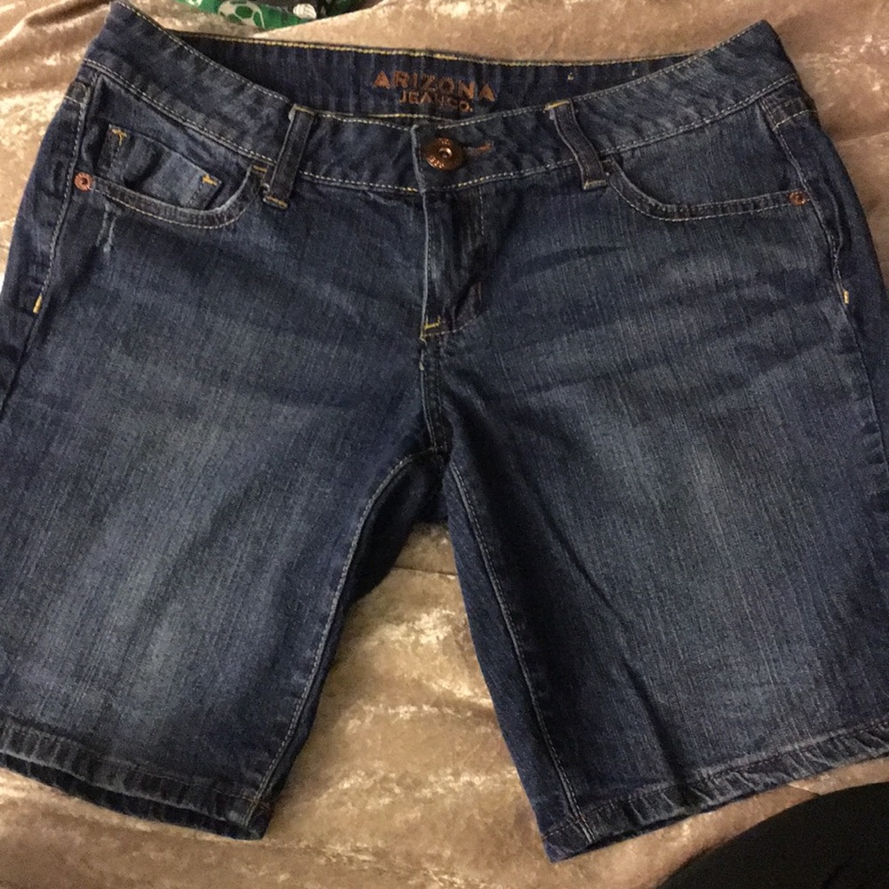 NWOT denim Bermuda shorts